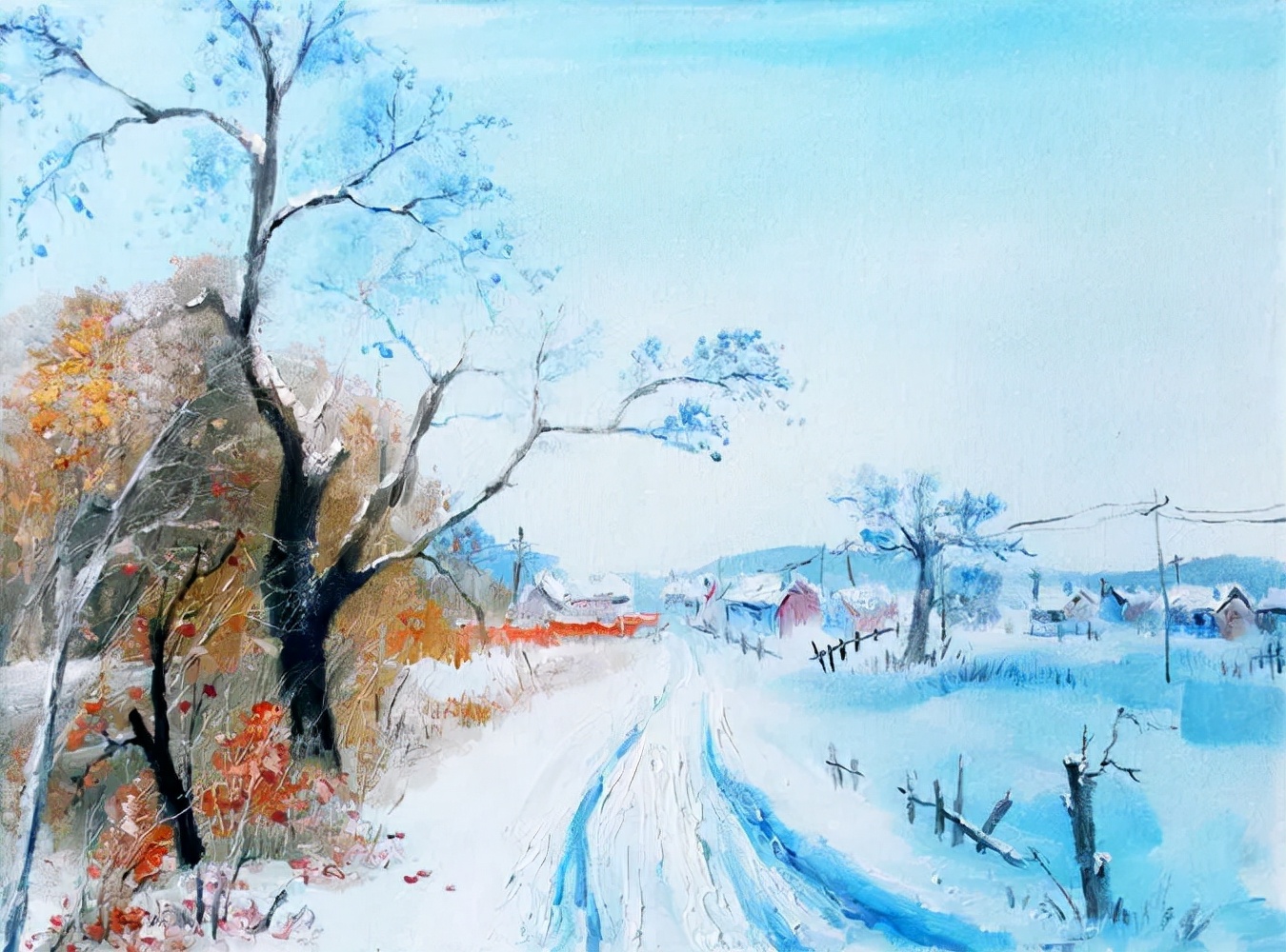 冬至雪满天,冬至散文风景