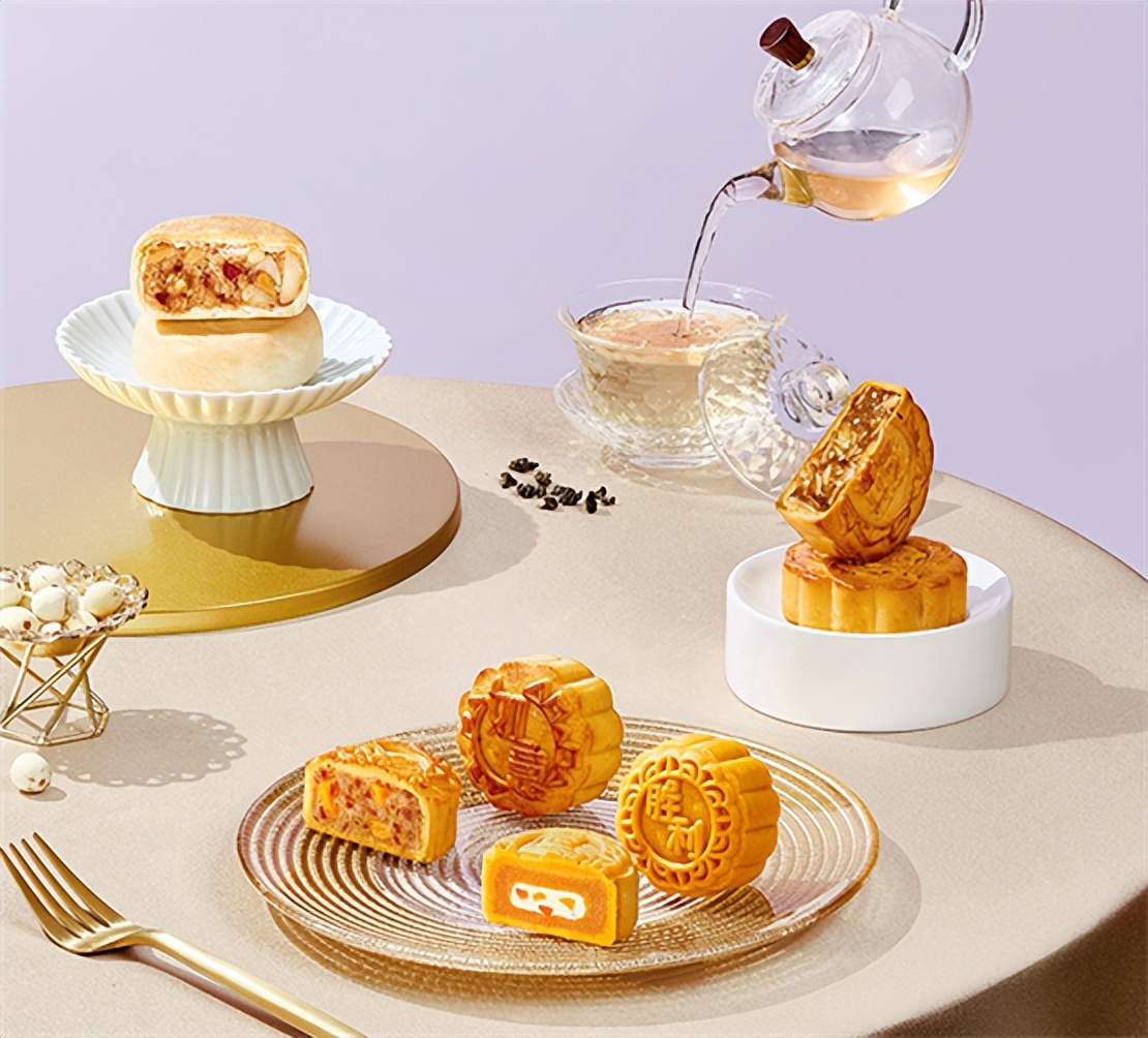 中秋节元祖月饼礼盒,元祖中秋月饼礼盒装