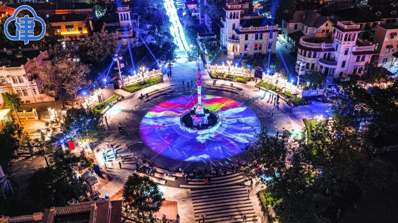 意式风情区小洋楼天津,天津海河意式风情区露台