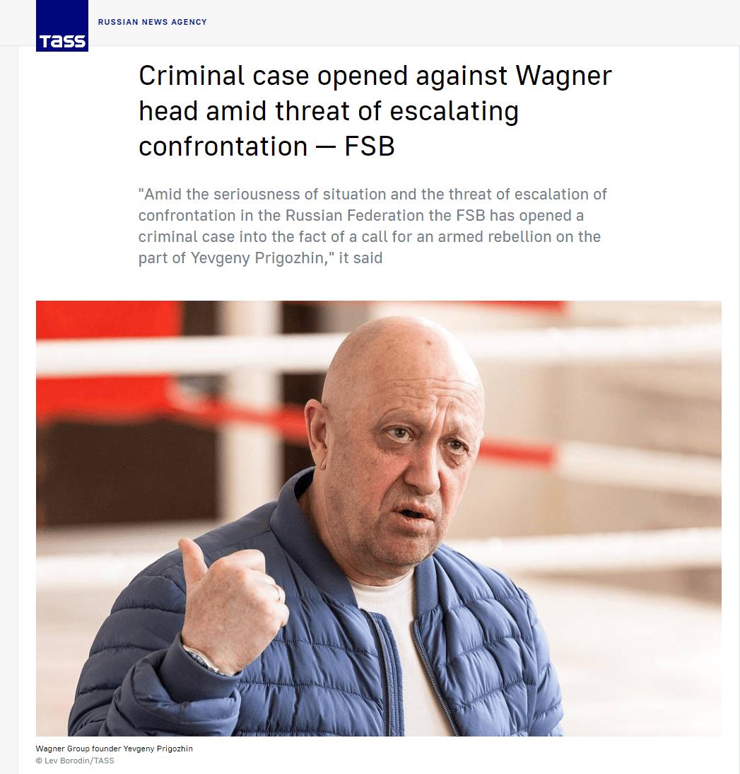 普京的“大厨”要挑战普京？面对武装*乱暴**，普京发表讲话！