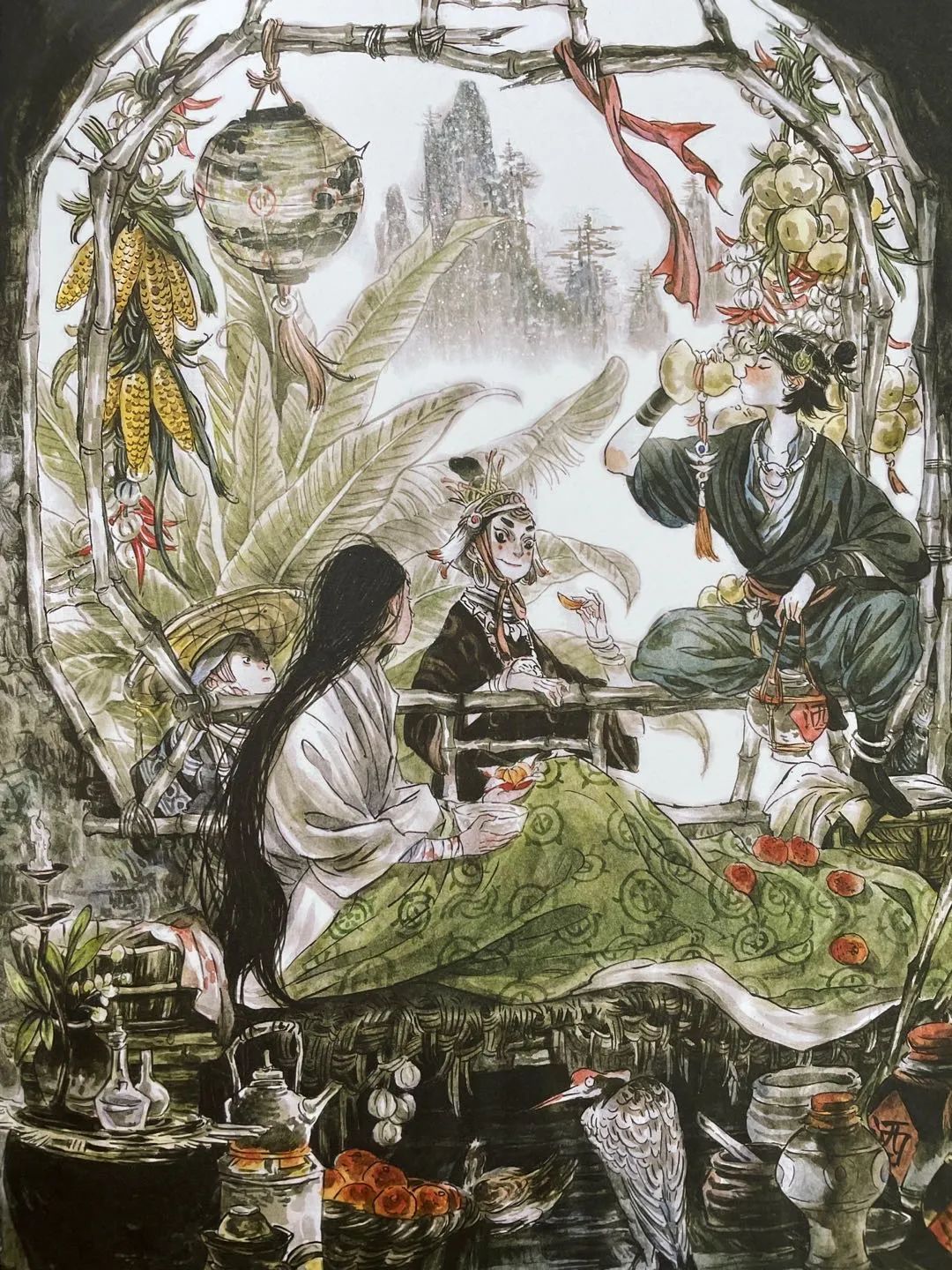 周星驰创意插画,周星驰经典作品插画