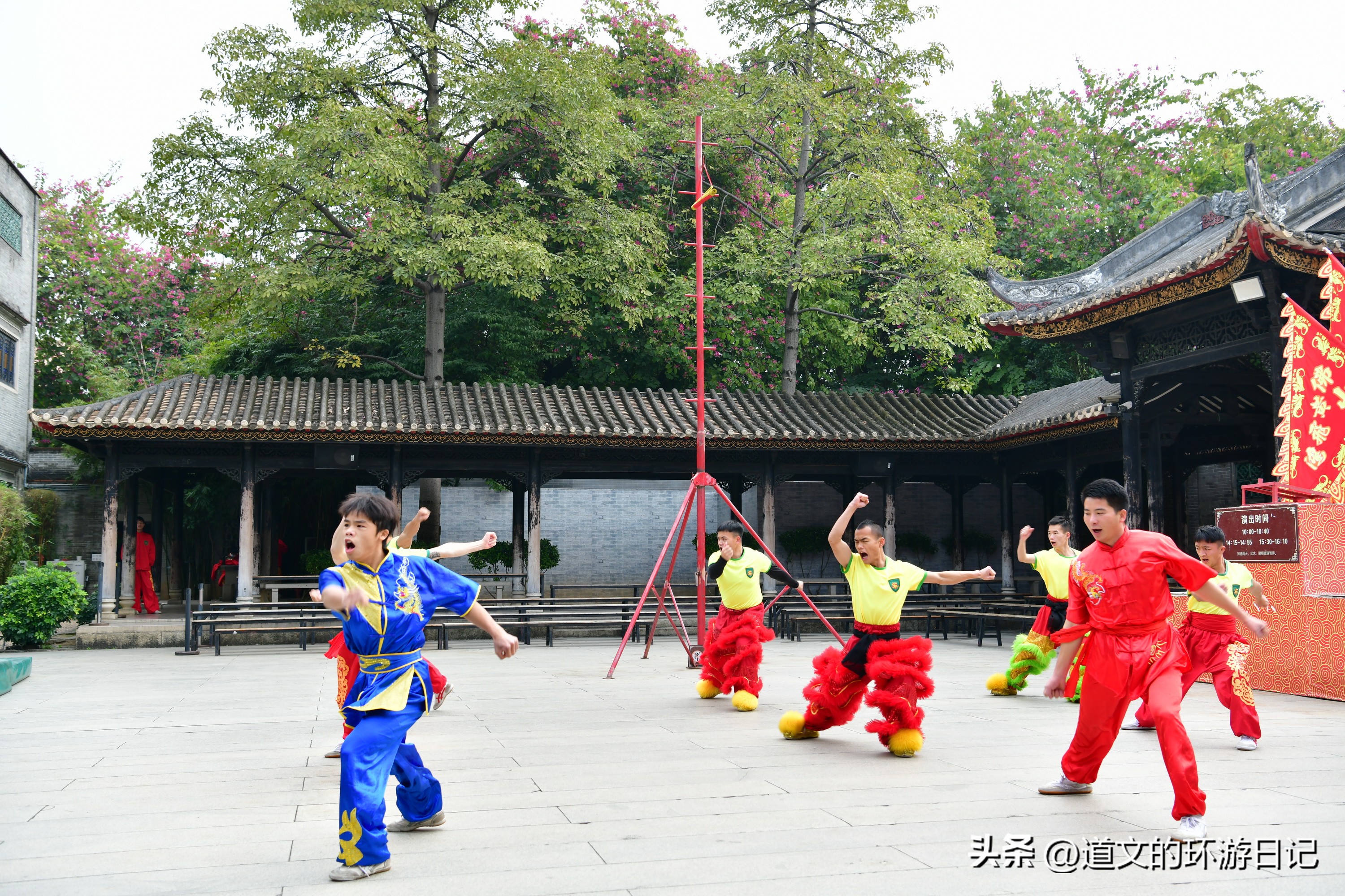 佛山黄飞鸿舞狮表演在哪里看,佛山黄飞鸿纪念馆舞狮表演感悟