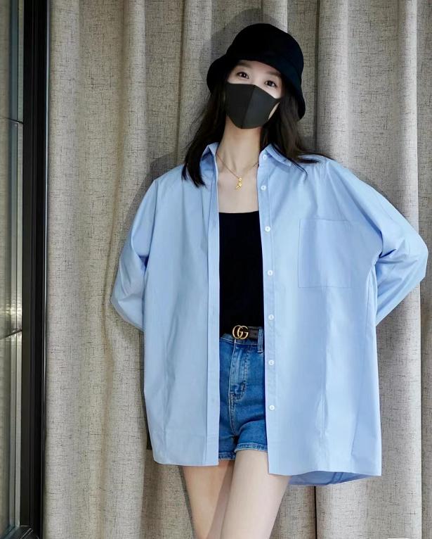 50岁男士夏天长袖衬衫,夏天穿这4款时尚气质衬衫