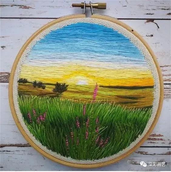 以针代笔,以针作画视频教程