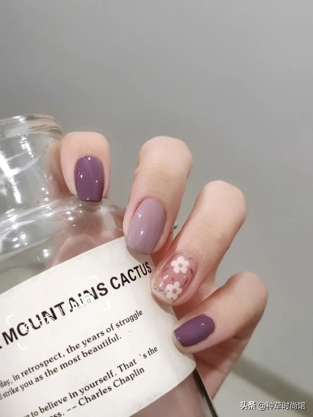 秋冬超显白高级感美甲,春日美甲图片最新款百搭