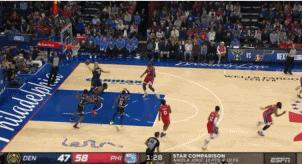 约基奇看库里表情,约基奇不摸球