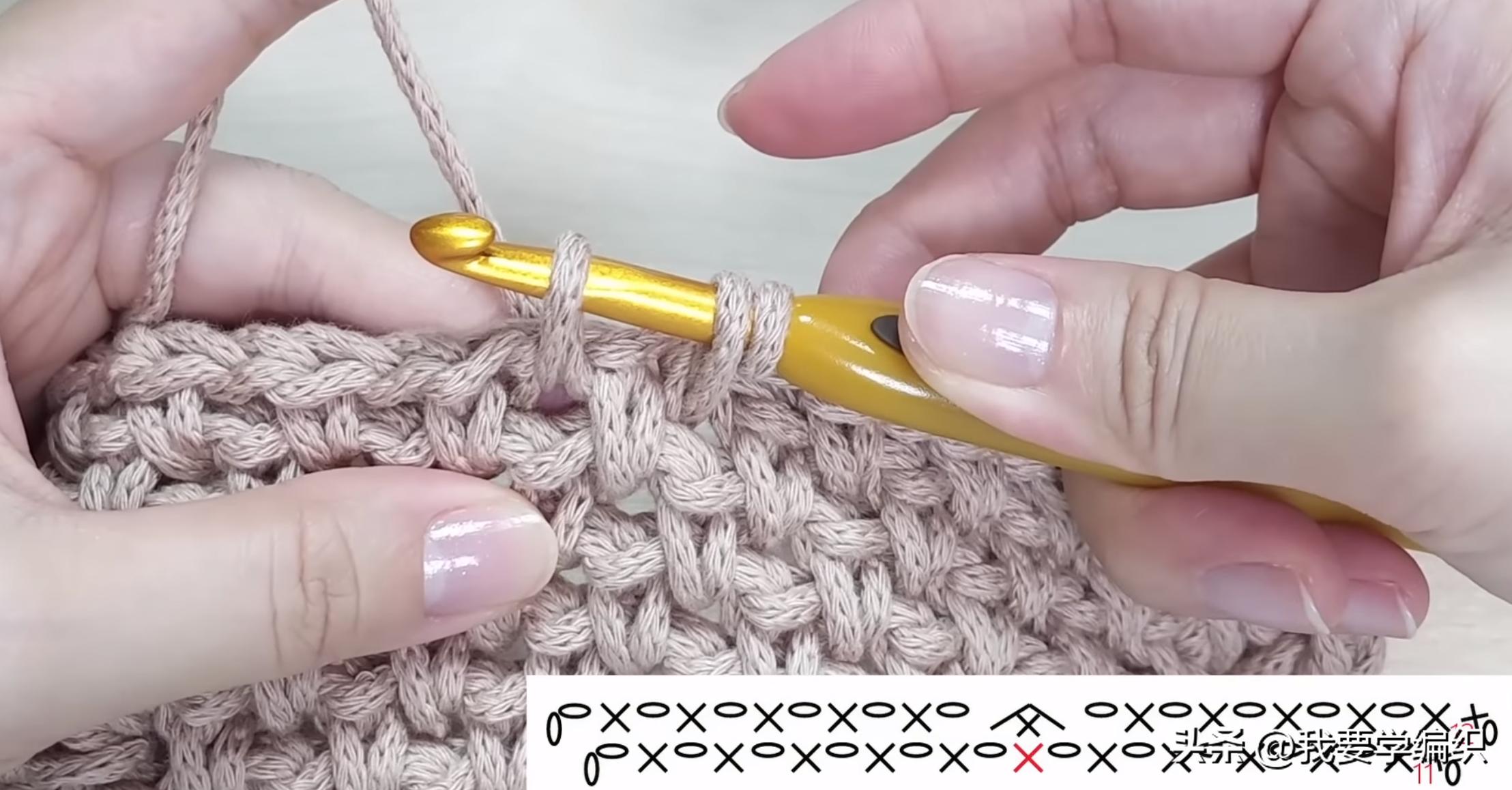 适合小姑娘提的手提包编织教程,小巧型编织包