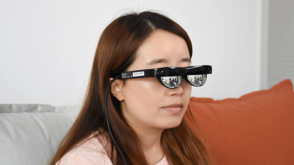 雷鸟air智能眼镜怎么调屏幕大小,雷鸟air智能眼镜与苹果13