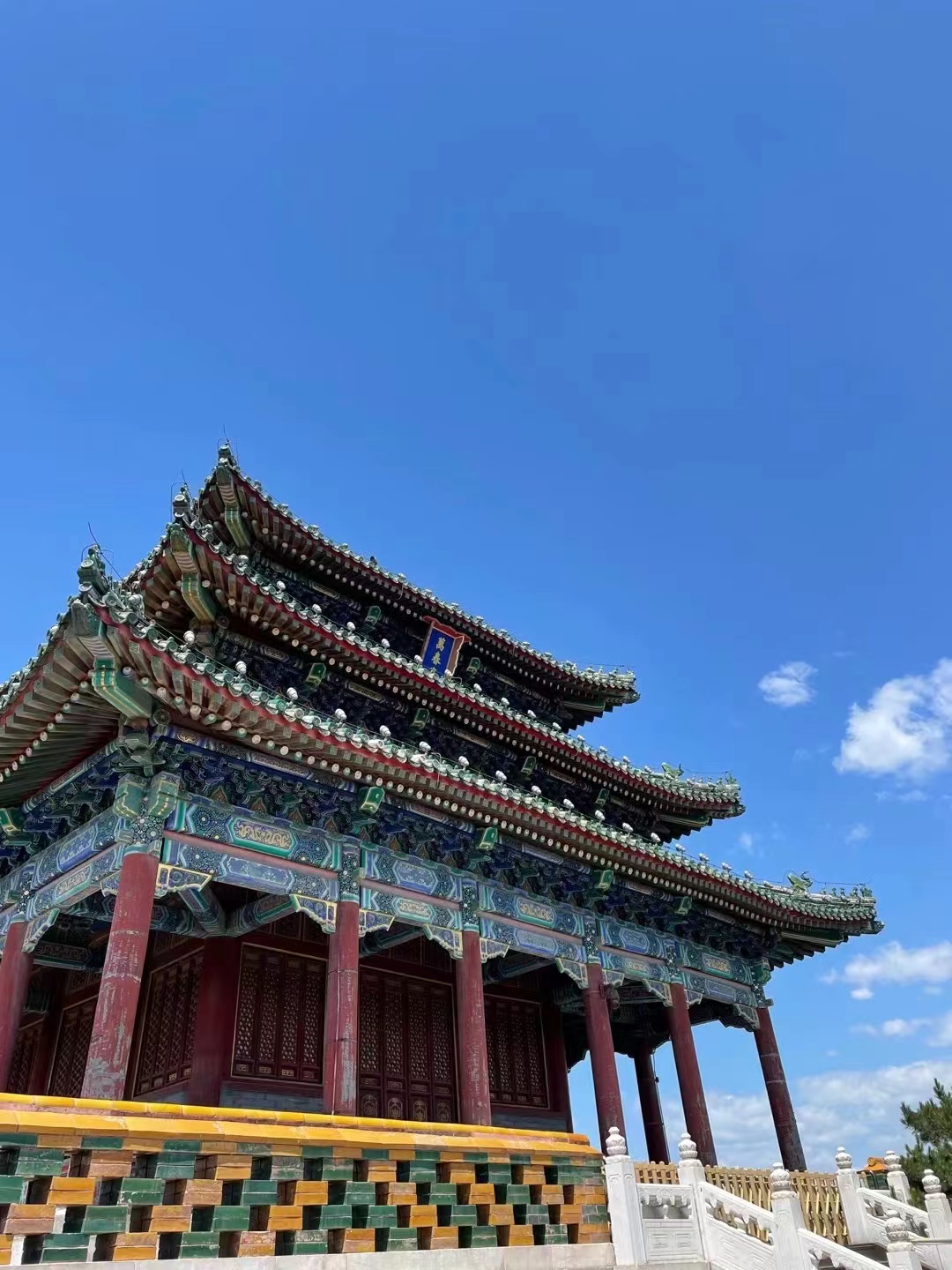 来北京一定要去一趟景山公园,北京景山公园春节风景