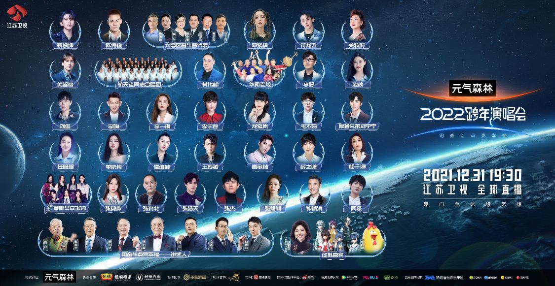 江苏卫视用奋斗点亮人生,江苏卫视用奋斗点亮幸福跨年晚会