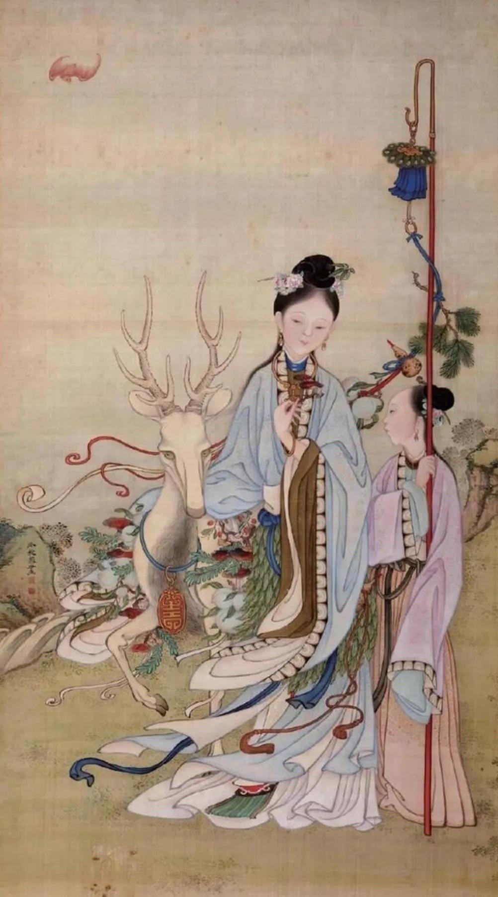 清冷枚仕女图绢本,清冷枚简介