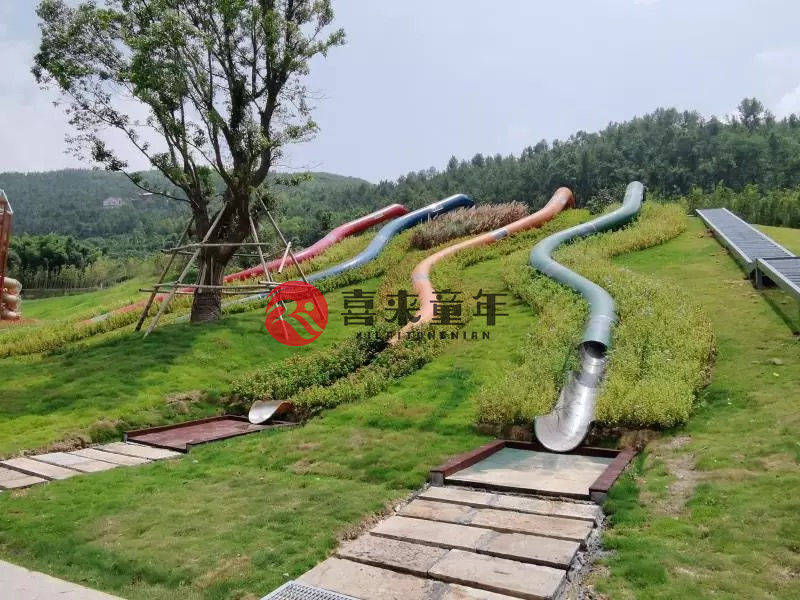 西安大型塑木组合滑梯厂家,组合不锈钢滑梯厂家