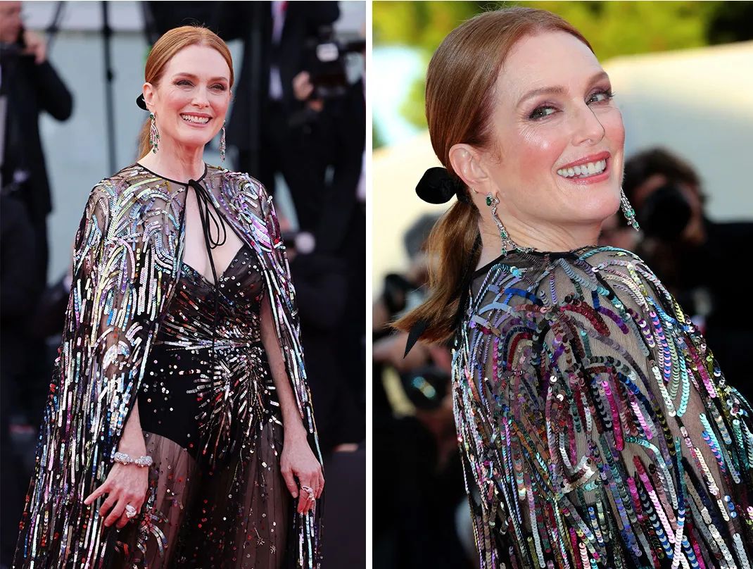 威尼斯红毯抓马多：甜茶穿红色露背装吸睛，凯特大魔王气场强…