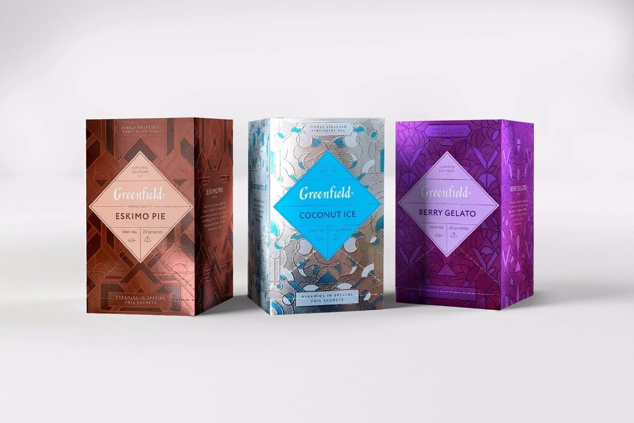 文圣茶说丨俄罗斯 Ice cream tea 茶品牌形象