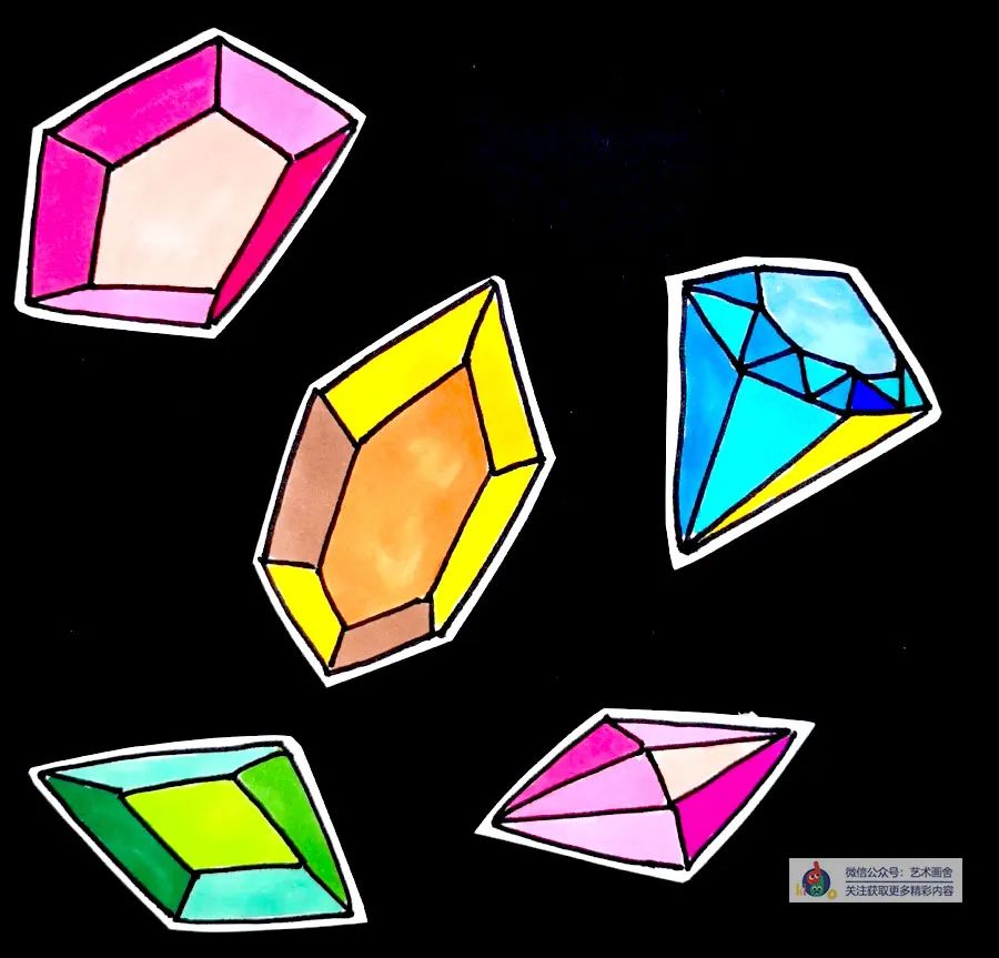 儿童画教程创意线描,儿童画彩墨教程