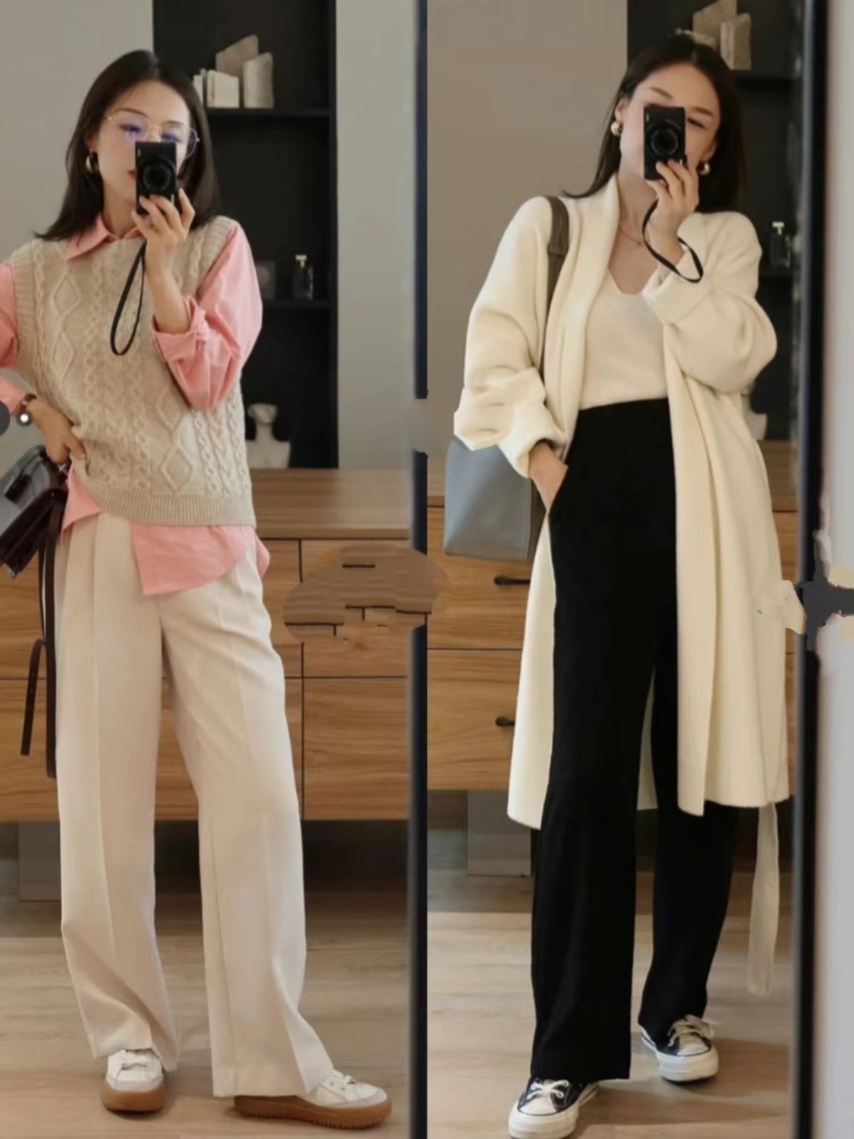 秋季初冬穿什么裤子好看,秋天穿搭技巧150小个子裤装