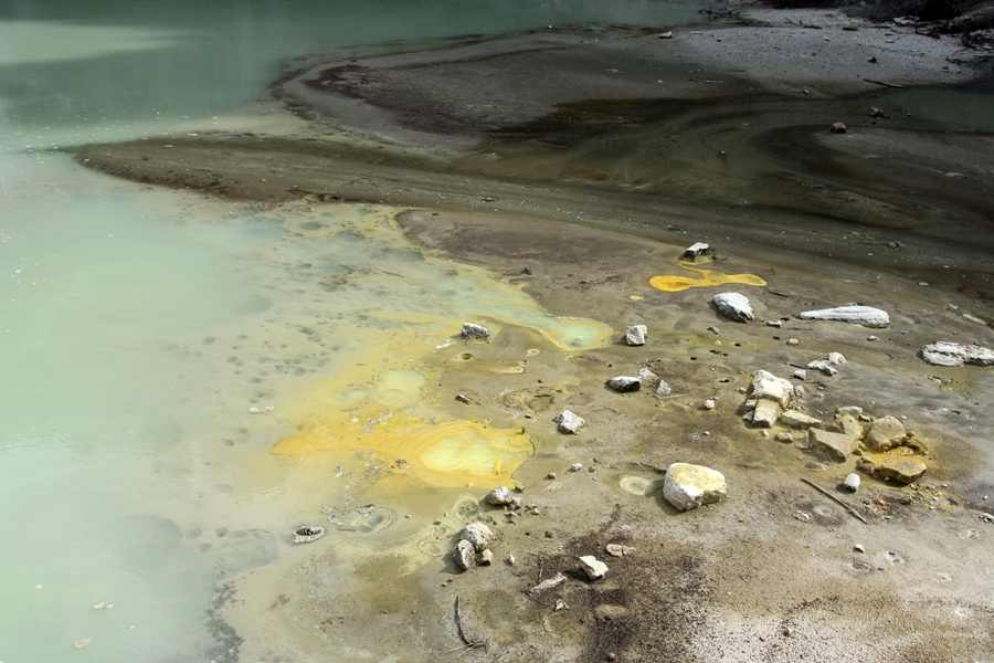 行走新西兰（七）“臭屁城”罗托鲁阿，炼狱里的魔鬼调色板