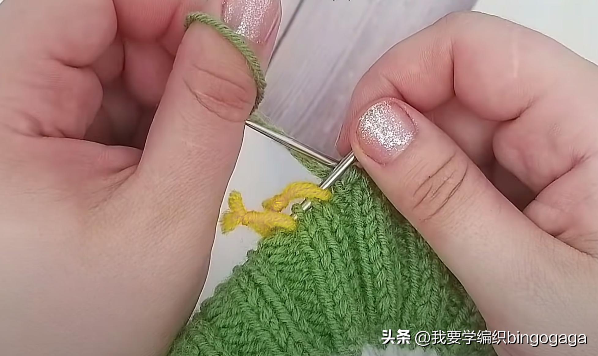 一片式毛线袜的织法,一片式织袜子