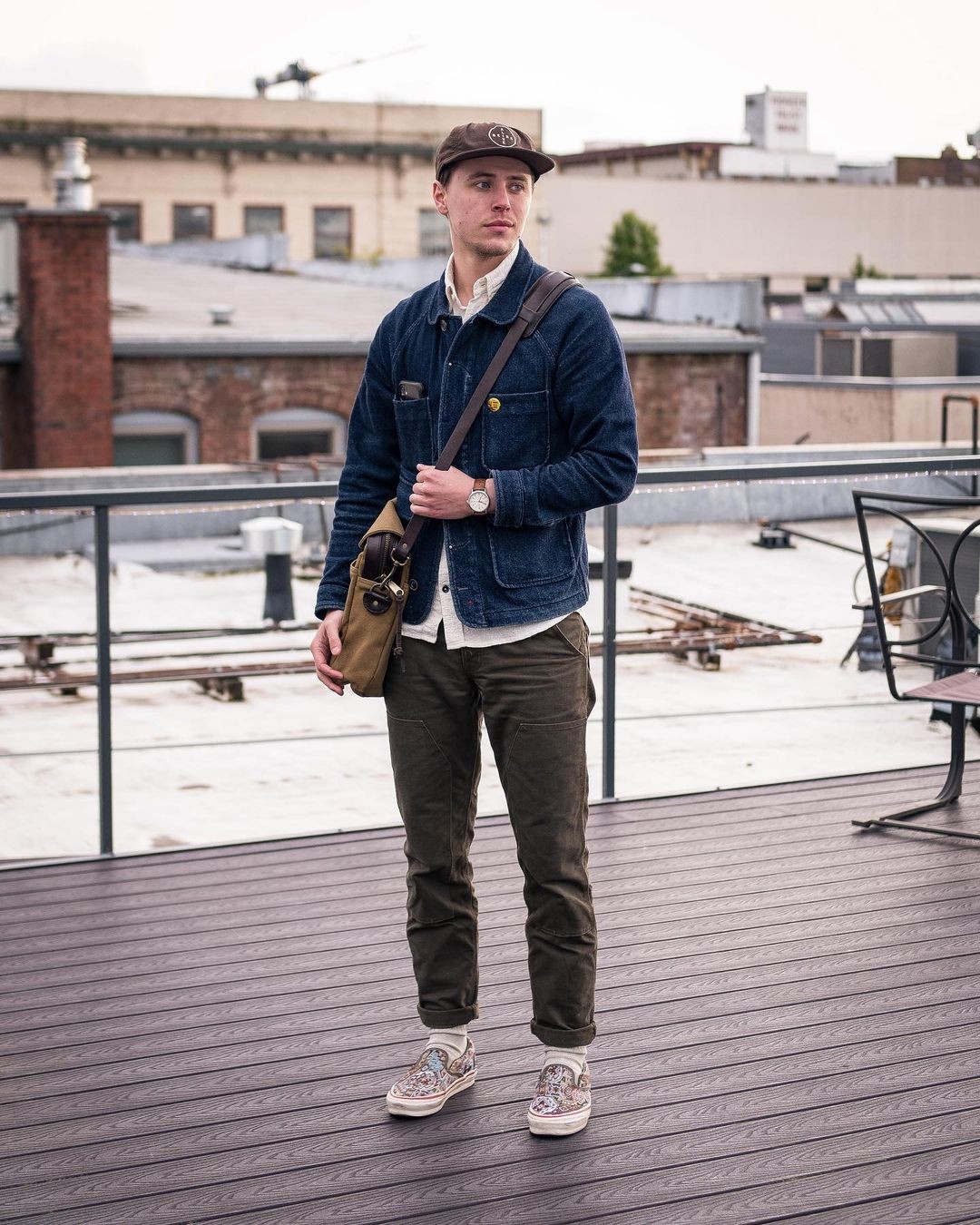 男士穿搭春季搭配高级感工装风,复古工装风搭配男