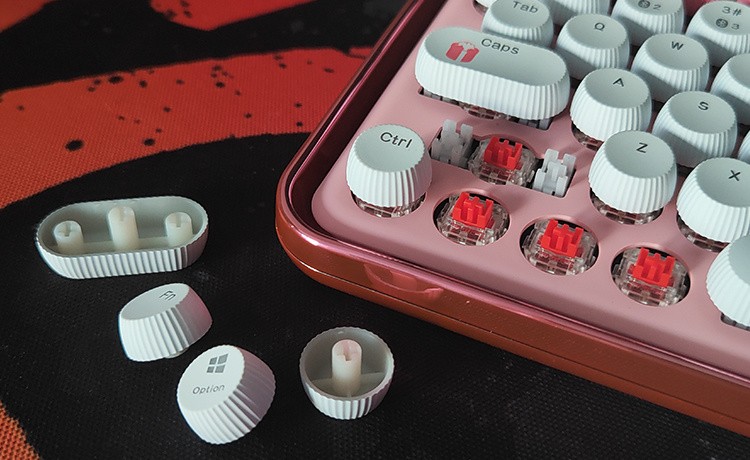 雷柏ralemopre5圣诞版机械键盘,雷柏pre5键盘