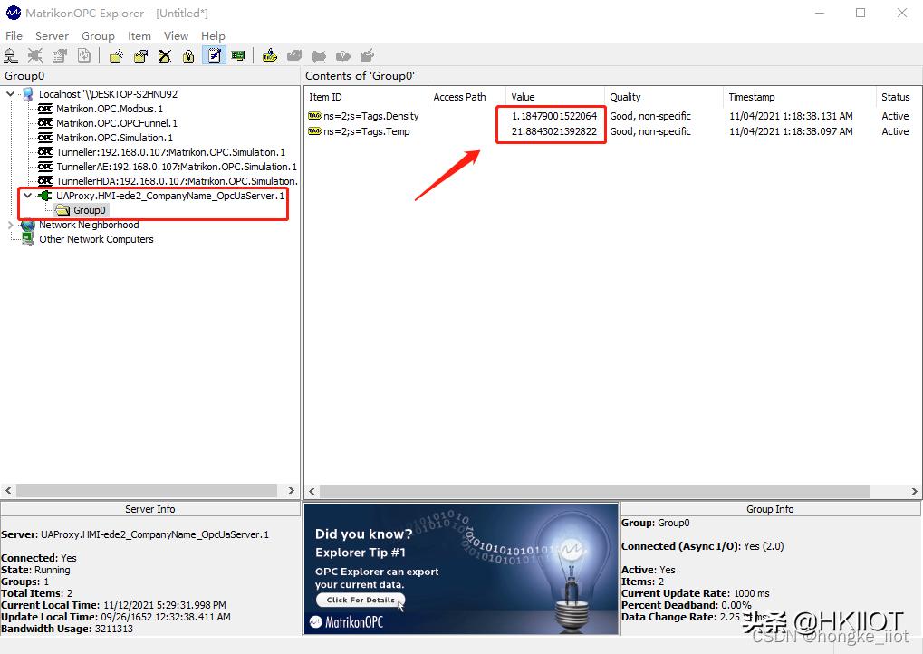 opcclient连不上opc服务器,opcserver读取不到数据