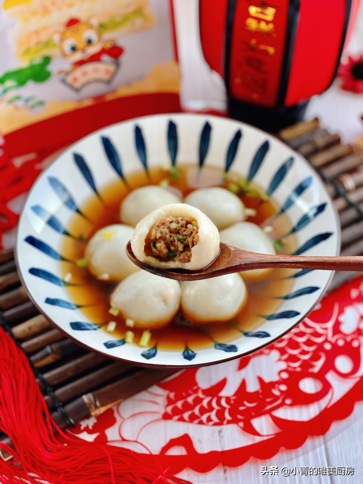 元宵汤圆炸着吃,今年的元宵汤圆特别甜