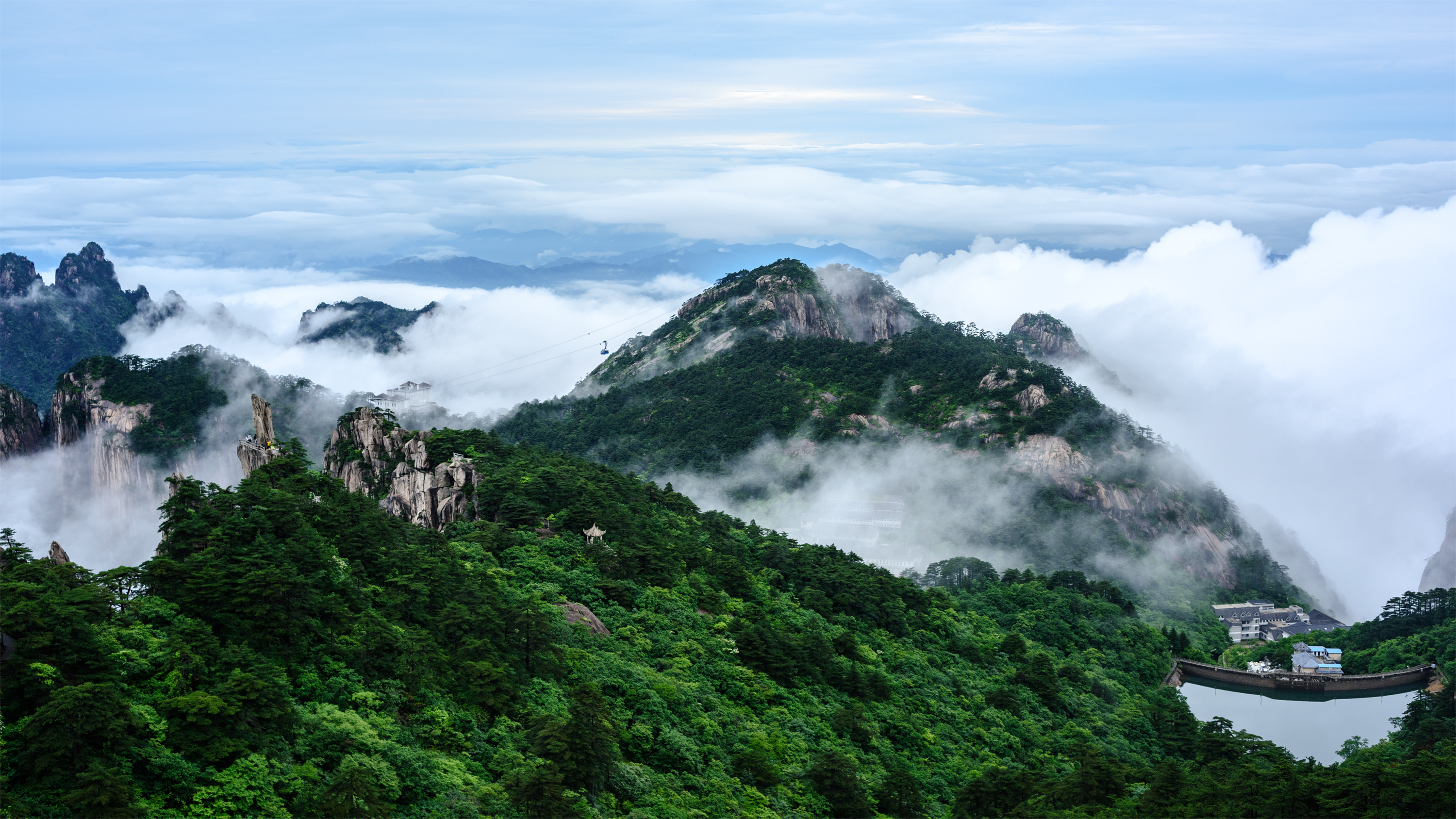 黄山景色天下第一,黄山天下第一奇山仙境般的美景