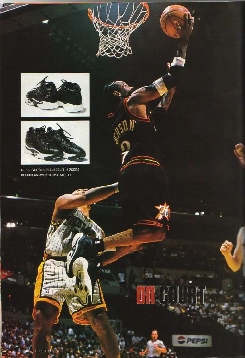 艾弗森第1双签名鞋实战,盘点艾弗森未复刻的签名鞋