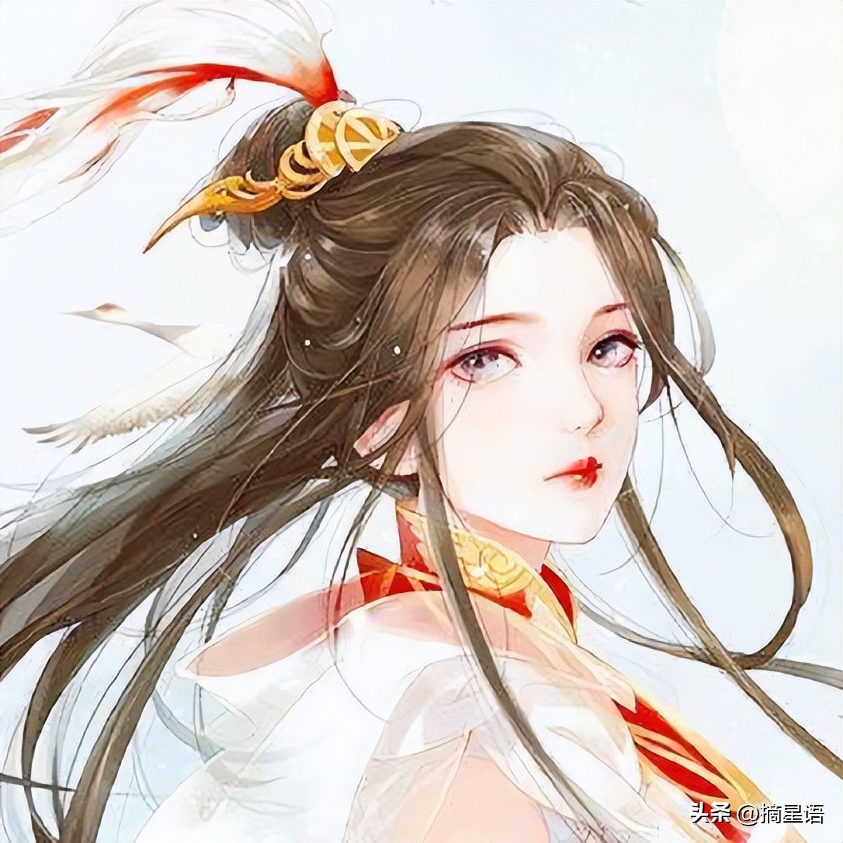 十二星座女生专属头像古风射手座,天秤座古风华丽头像