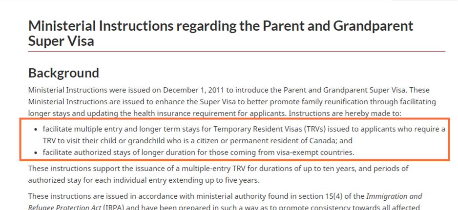 加拿大超级签证或将一次住满五年,加拿大10年签证新政策