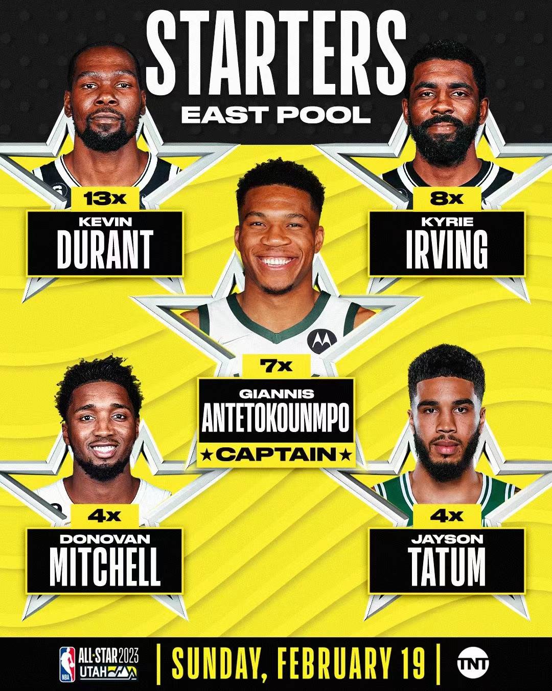 詹姆斯字母哥全明星选人哈登,字母哥和詹姆斯互换球衣