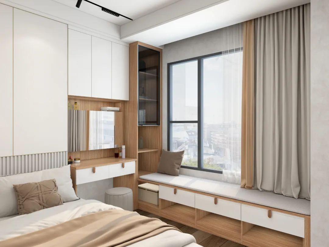 全友家居卧室全套设计,全友卧室定制效果图