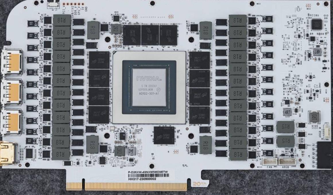 rtx4090显卡影驰,影驰20周年4090碳纤维