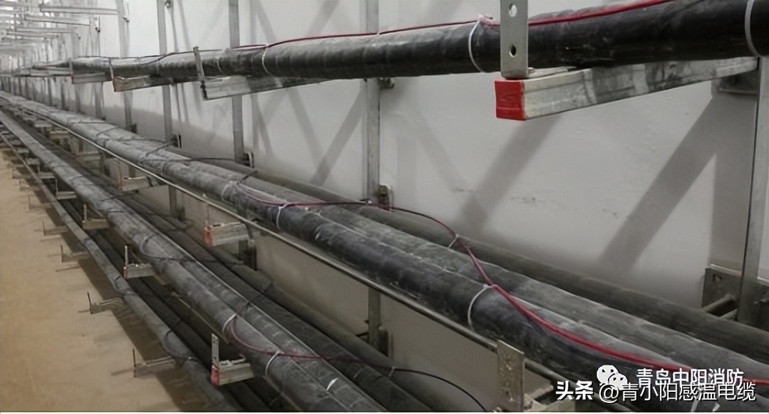 感温电缆敷设图片,哪些场所适合安装感温电缆