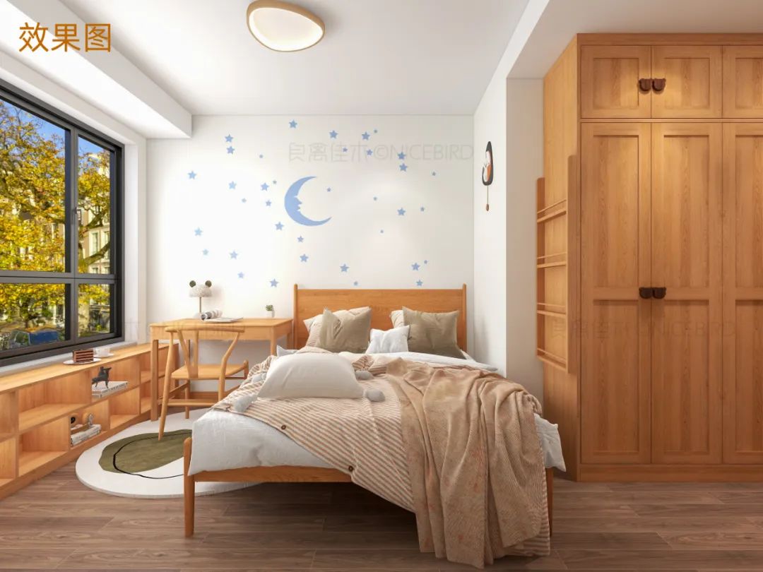 山东又上一分！烟台业主新古典风格客餐厅，樱桃木真的很温润