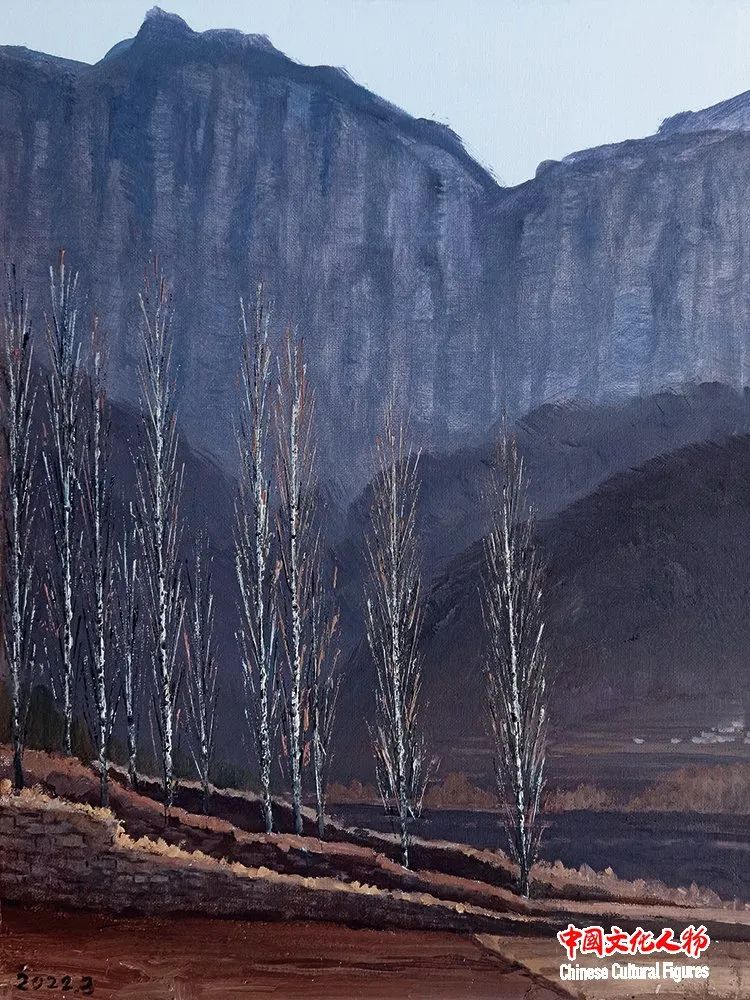 韩玉臣太行山写生油画水平,韩玉臣美术展