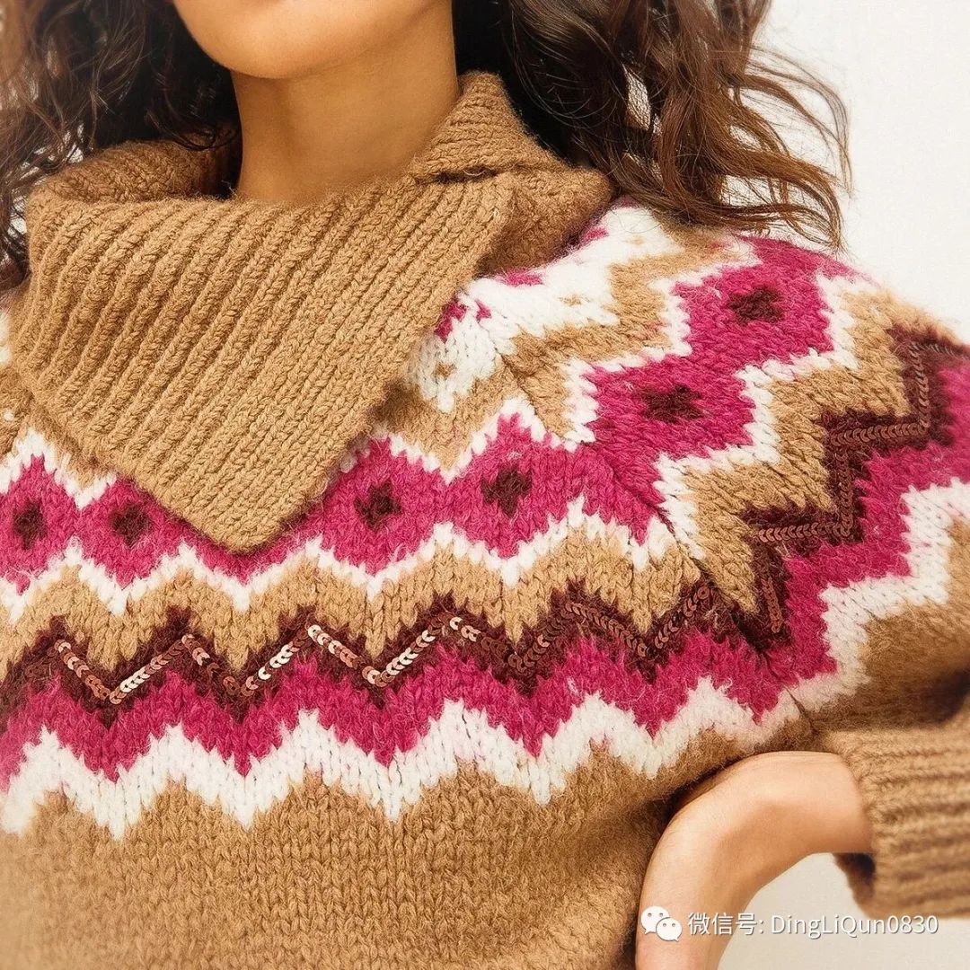 「针织图解」品牌LiuJo新系列中的5款针织衫