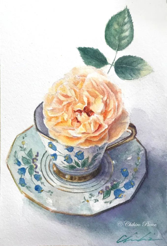 日本美少女工笔画家,日系女画家作品