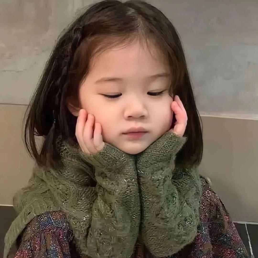 可爱萌娃头像100张,可爱萌娃头像真人女生