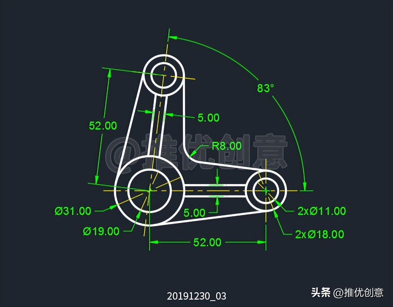 autocad制图初学入门,autocad基础画图教学