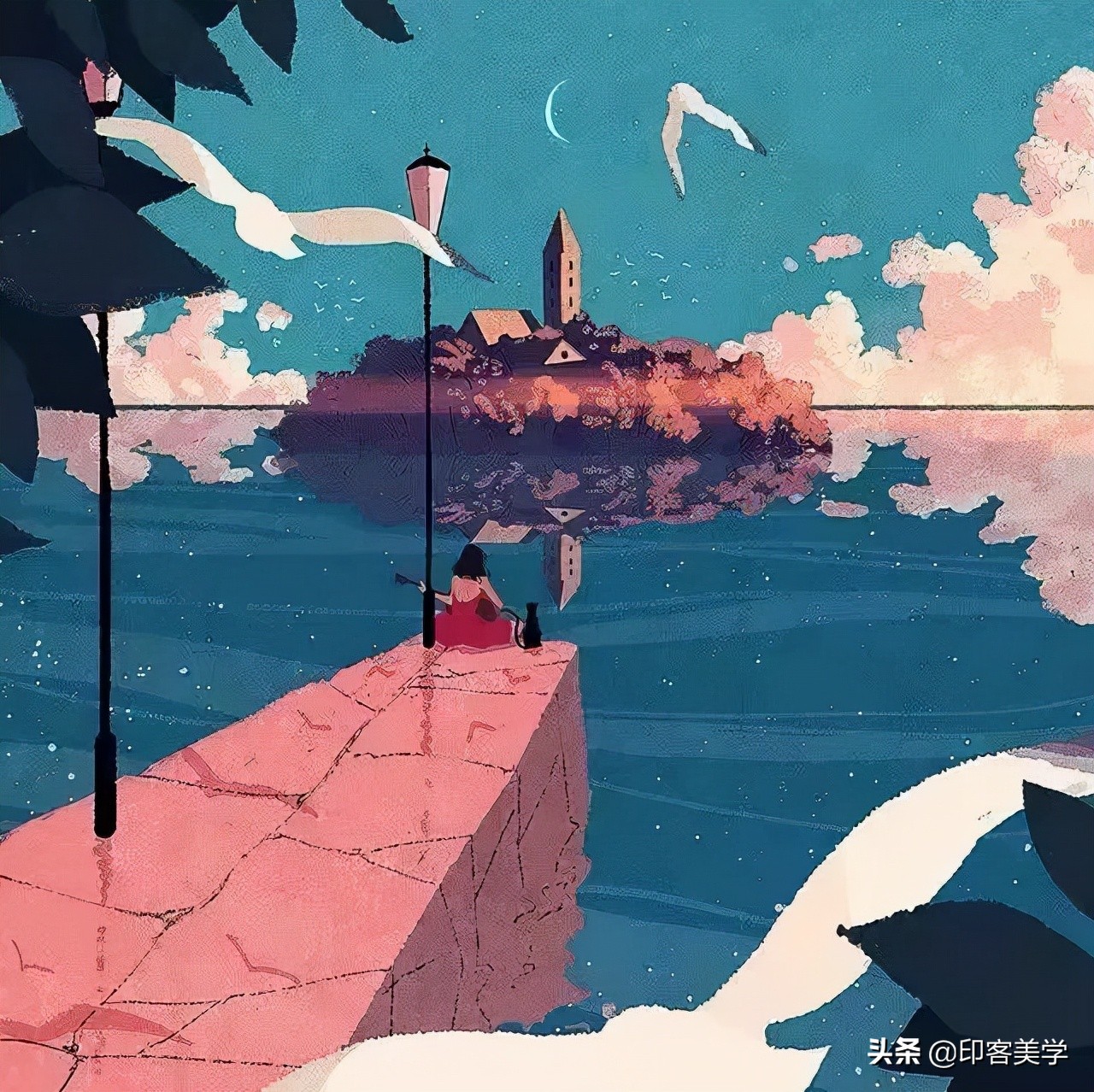 小众插画头像,分享给大家一组我的原创插画头像