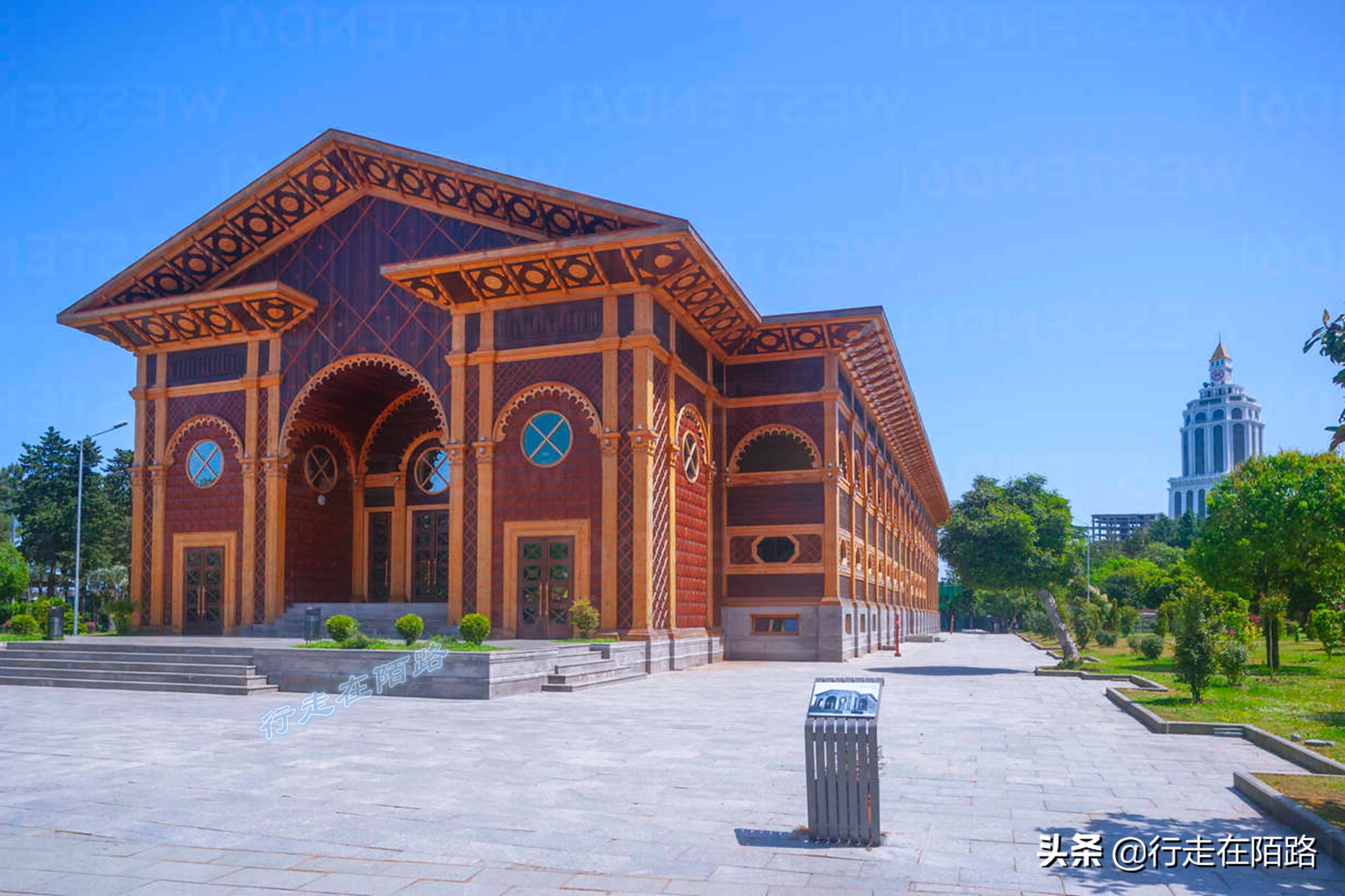 格鲁吉亚城市风景,格鲁吉亚黑海边的旅游胜地