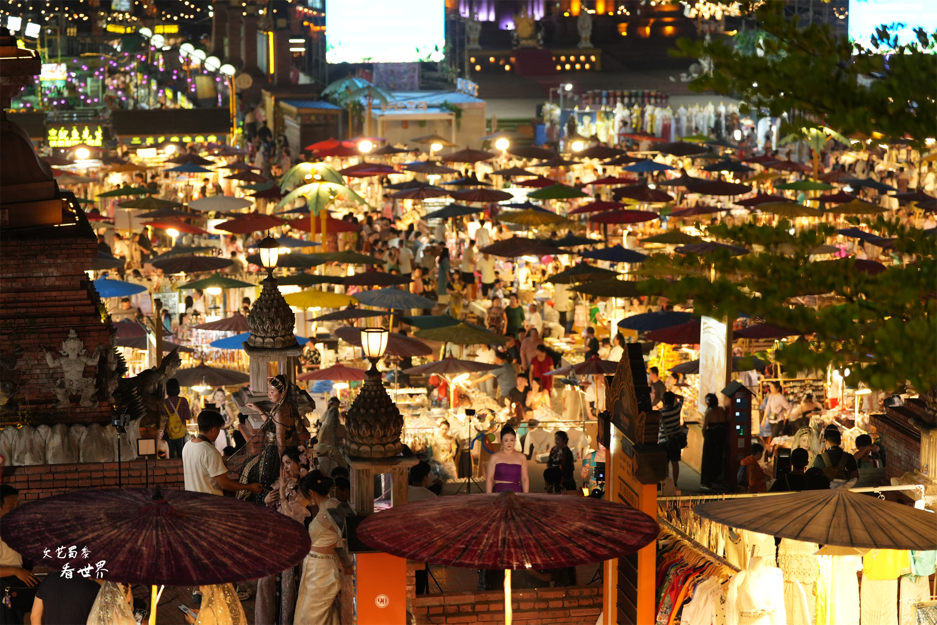 星光夜市艺术旅拍,西双版纳星光夜市拍照攻略