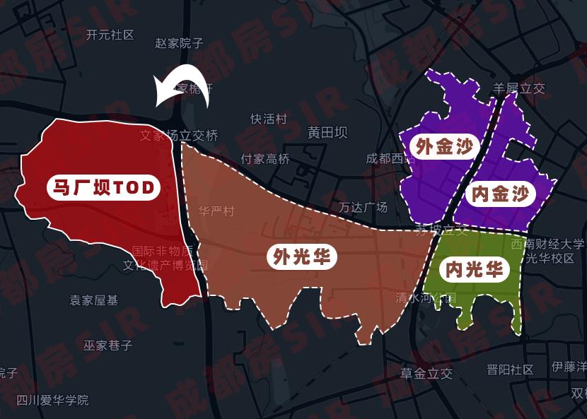 为什么成都北门没有南门发展得好,成都北门真的没有发展了吗