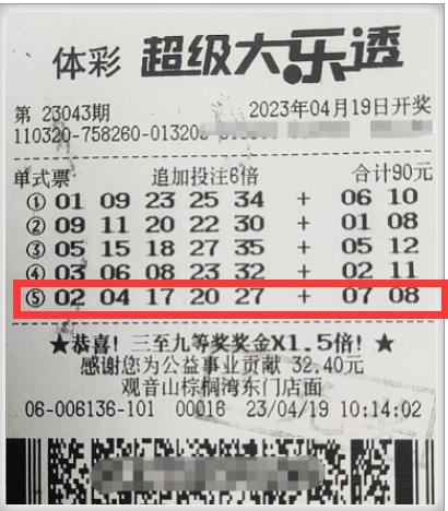 一号之差错失大奖,一号之差错失双色球大奖