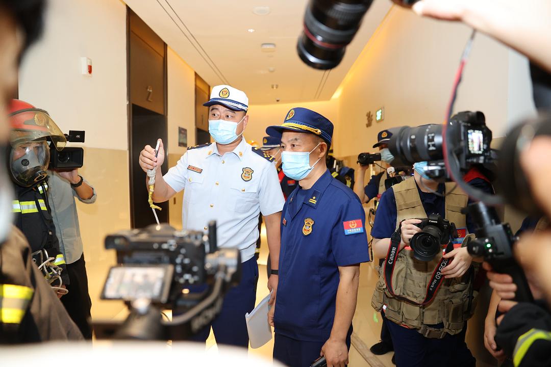 三门峡火车站消防应急演练,三门峡消防演练