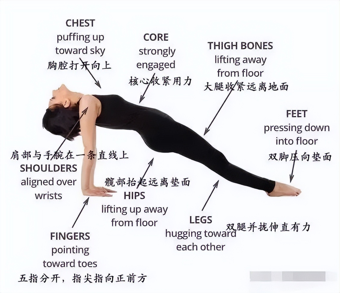 练瑜伽反板式腿抽筋，手腕疼？这样调整就对了