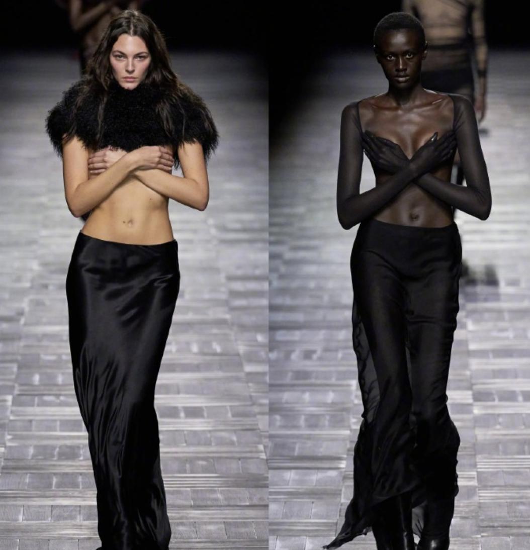 黑丝、抱胸、裸身，娱乐圈没被扒出的“*裤底**”，全在时尚周暴露了