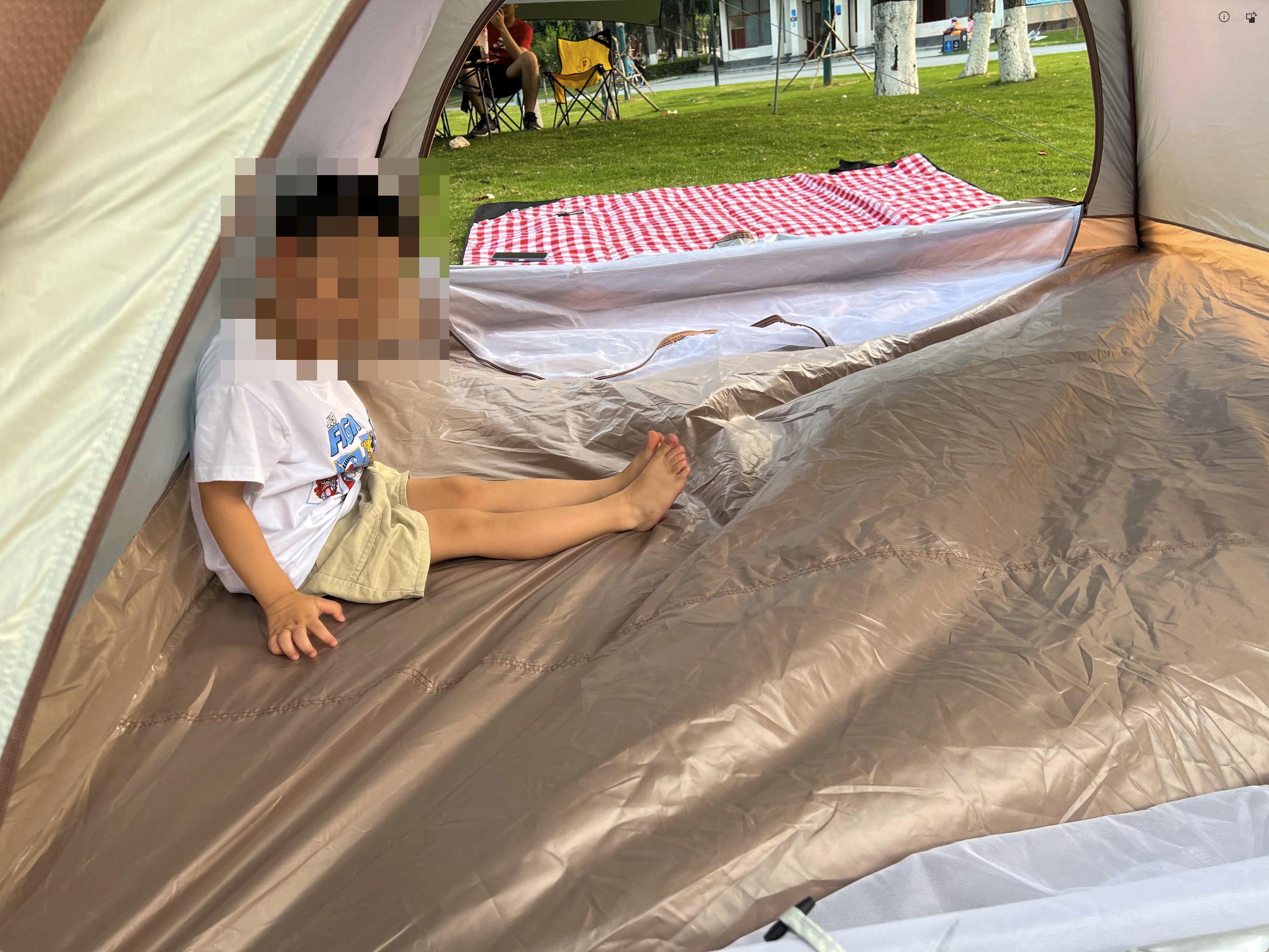 户外露营神器电动,自动充气帐篷露营体验