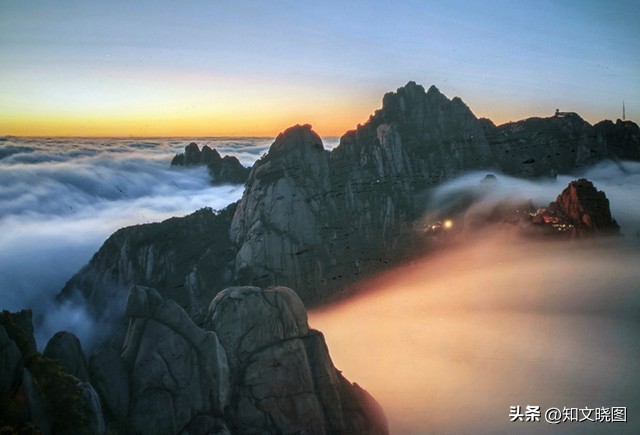 黄山云海绝美仙境视频,黄山壮美